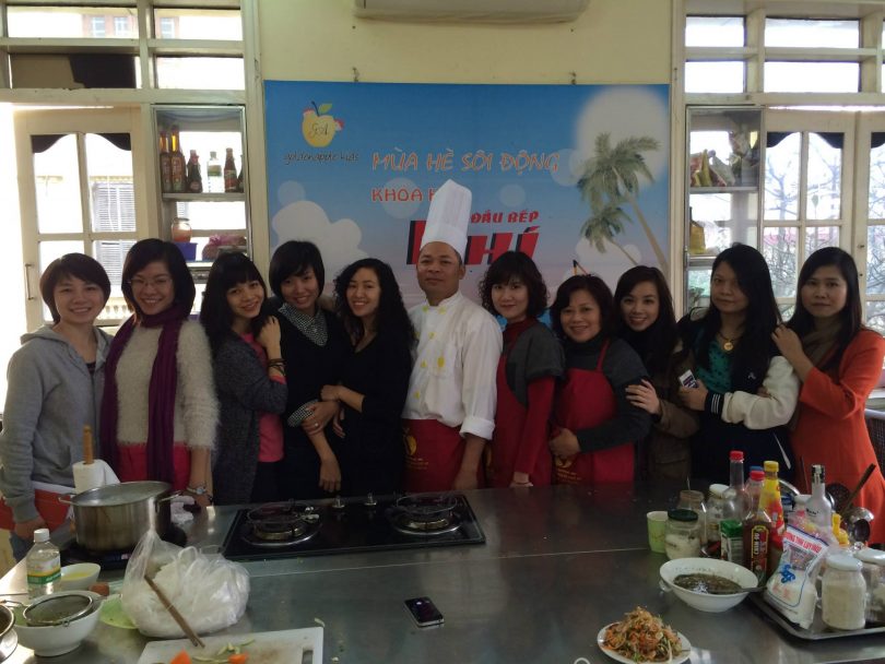 VGAC cooking class in Hanoi